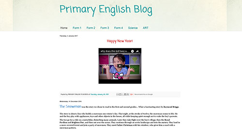 Primary English Blog